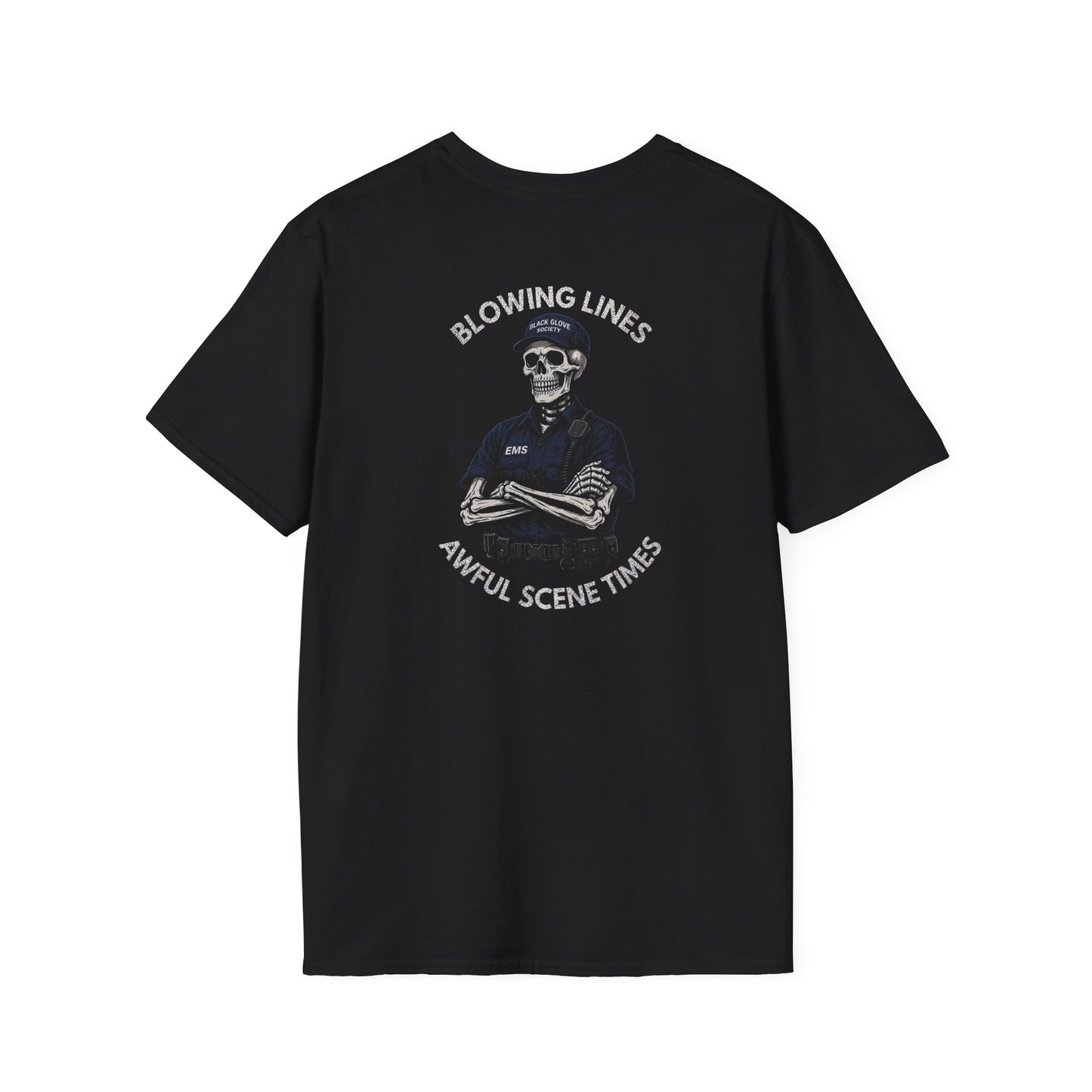 Blowing Lines Awful Scene Times T Shirt