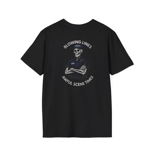 Blowing Lines Awful Scene Times T Shirt