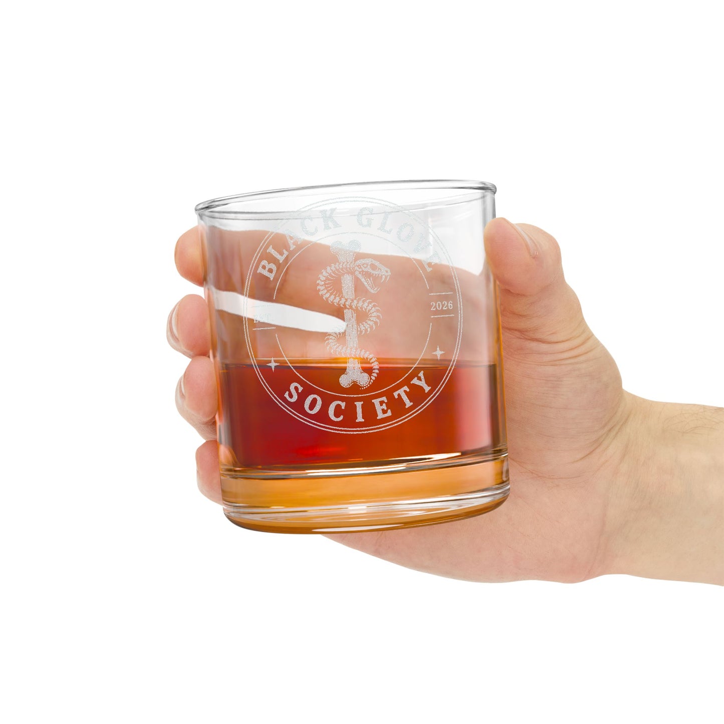 Black Glove Apparel Whiskey Glass